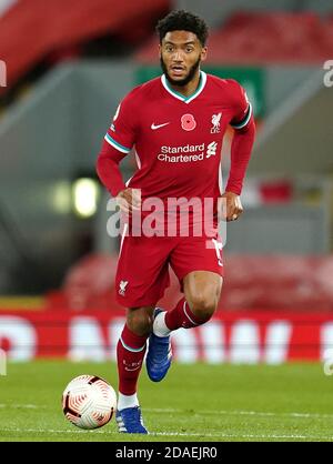 Aktenfoto vom 31-10-2020 von Liverpools Joe Gomez. Stockfoto
