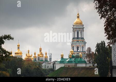 Kiew Pechersk Lavra. Kathedrale der Dormition. Kiew, Ukraine Stockfoto