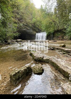 Cascade du hérisson Stockfoto