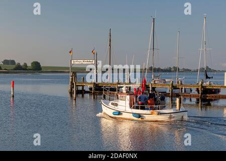 Geographie / Reisen, Deutschland, Mecklenburg-Vorpommern, Insel Poel, Hafen in Kirchdorf, Insel Poel, B, Additional-Rights-Clearance-Info-not-available Stockfoto