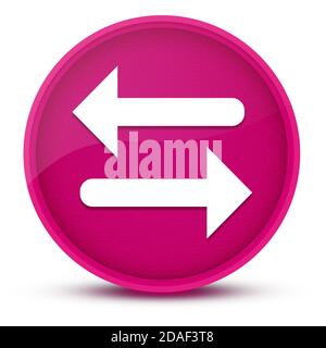Transfer Pfeil luxuriöse glänzend rosa runde Knopf abstrakte Illustration Stockfoto