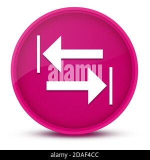 Transfer Pfeil luxuriöse glänzend rosa runde Knopf abstrakte Illustration Stockfoto