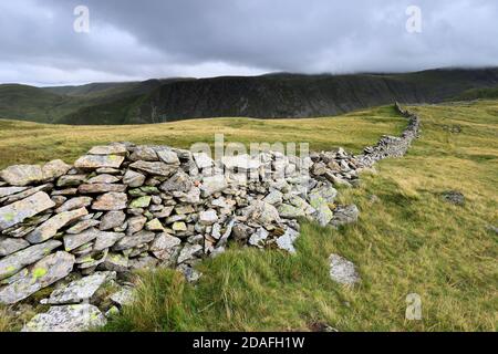 Blick auf Hartsop Dodd Fell, Hartsop Village, Kirkstone Pass, Lake District National Park, Cumbria, England, UK High Hartsop Dodd Fell ist einer der 214 Stockfoto