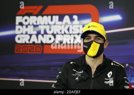 Tuzla, Türkei. November 2020. OCON Esteban (Fra), Renault F1 Team RS20, Portrait während der Pressekonferenz des Formel 1 DHL Turkish Grand Prix 2020, vom 13. Bis 15. November 2020 im Intercity Istanbul Park, in Tuzla, bei Istanbul, Türkei - Foto Antonin Vincent / DPPI Foto LM/DPPI/Antonin Vincent Kredit: Gruppo Editoriale LiveMedia/Alamy Live News Stockfoto