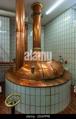 Heller Brauerei Schlenkerla Rauchbier Bamberg, Deutschland Stockfoto