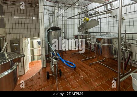 Heller Brauerei Schlenkerla Rauchbier Bamberg, Deutschland Stockfoto