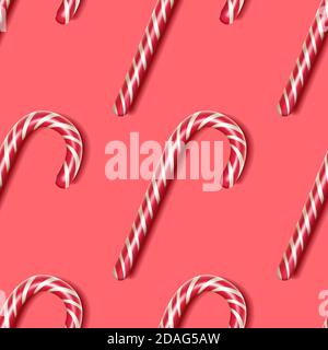 Candy-Stock-Muster rot Stock Vektor
