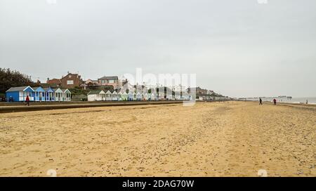 Strand von Southwold in Suffolk East Anglia Vereinigtes Königreich Stockfoto