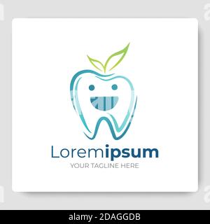Kids Dental Logo Vektor Vorlage Stock Vektor