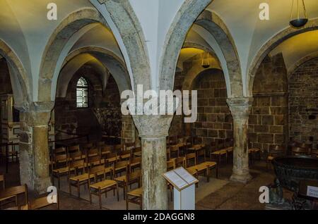 Ein Rundgang durch den Bremer Dom und den Hauptkeller ist ein unvergessliches Erlebnis. Stockfoto