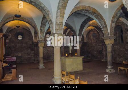 Ein Rundgang durch den Bremer Dom und den Hauptkeller ist ein unvergessliches Erlebnis. Stockfoto