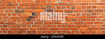 Vintage Red Brick Wand Textur für die Verwendung als Hintergrund Stockfoto
