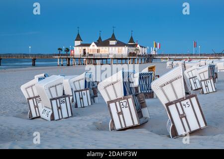 Geographie / Reisen, Deutschland, Mecklenburg-Vorpommern, Ahlbeck, Seebrücke im Ostseebad Ah, Zusatz-Rights-Clearance-Info-Not-available Stockfoto