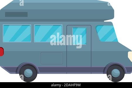 Moderne Camp Truck Ikone. Cartoon der modernen Camp Truck Vektor-Symbol für Web-Design isoliert auf weißem Hintergrund Stock Vektor
