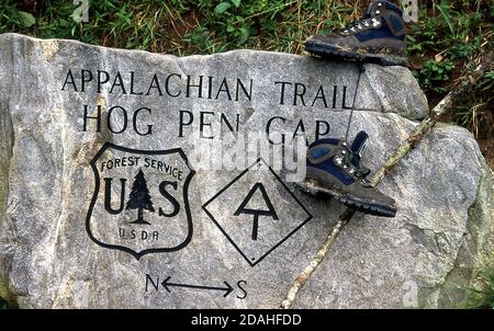 Hog Pen Gap auf dem Appalachian Train in Georgia USA Stockfoto