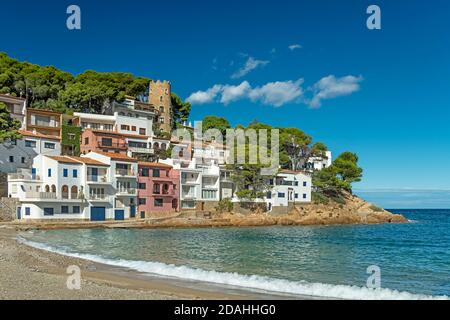 STRAND CALA SA TUNA BEGUR COSTA BRAVA KATALONIEN SPANIEN Stockfoto