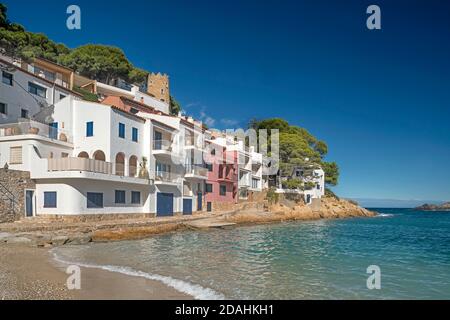 STRAND CALA SA TUNA BEGUR COSTA BRAVA KATALONIEN SPANIEN Stockfoto