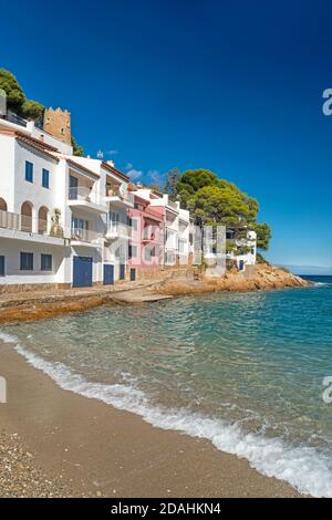 STRAND CALA SA TUNA BEGUR COSTA BRAVA KATALONIEN SPANIEN Stockfoto