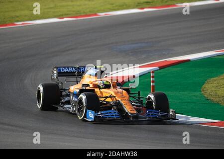 Tuzla, Türkei. November 2020. Tuzla, In Der Nähe Von Istanbul, Türkei. November 2020. 04 NORRIS Lando (gbr), McLaren Renault F1 MCL35, Aktion während des Formel 1 DHL Turkish Grand Prix 2020, vom 13. Bis 15. November 2020 auf dem Intercity Istanbul Park, in Tuzla, bei Istanbul, Türkei - Foto Antonin Vincent/DPPI/LM Credit: Gruppo Editoriale LiveMedia/Alamy Live News Credit: Gruppo Editoriale LiveMedia/Alamy Live News Stockfoto