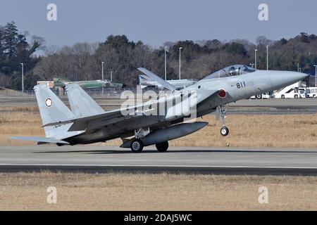 MCDONNELL-DOUGLAS F-15J ADLER DER 305 GESCHWADER JAPANISCHEN LUFT-SELBSTVERTEIDIGUNGSEINHEIT (JASDF). Stockfoto