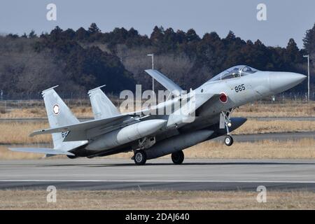 MCDONNELL-DOUGLAS F-15J ADLER DER 305 GESCHWADER JAPANISCHEN LUFT-SELBSTVERTEIDIGUNGSEINHEIT (JASDF). Stockfoto