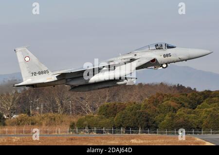 MCDONNELL-DOUGLAS F-15J ADLER DER 305 GESCHWADER JAPANISCHEN LUFT-SELBSTVERTEIDIGUNGSEINHEIT (JASDF). Stockfoto