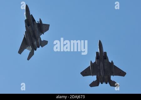 MCDONNELL-DOUGLAS F-15J ADLER DER 305 GESCHWADER JAPANISCHEN LUFT-SELBSTVERTEIDIGUNGSEINHEIT (JASDF). Stockfoto