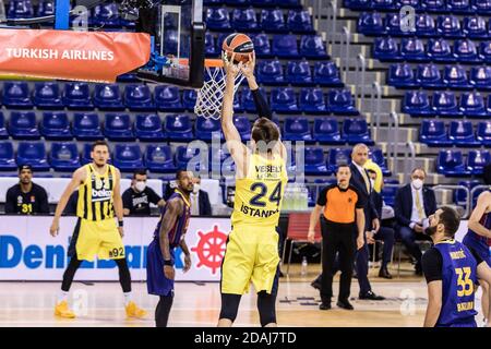 Jan Vesely von Fenerbahce Beko Istambul während der Turkish Airlines Euroleague Basketballspiel zwischen FC Barcelona und Fenerb / LM Stockfoto