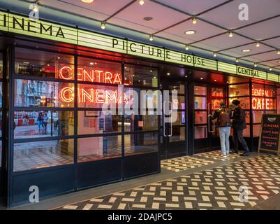 Central Cinema und Café in London Soho. Stockfoto