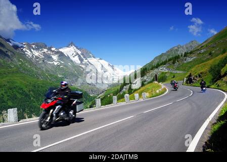 Großglockner Hochalpenstraße in Österreich Stockfoto