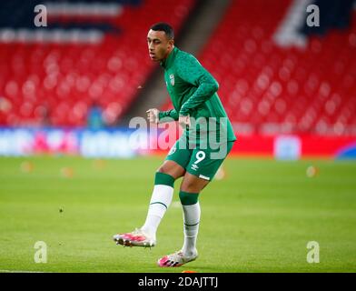 WEMBLEY, Vereinigtes Königreich, NOVEMBER 12: Während der Internationalen Freundschaftschaft zwischen England und der Republik Irland im Wembley Stadion, London am 12. Nove Stockfoto