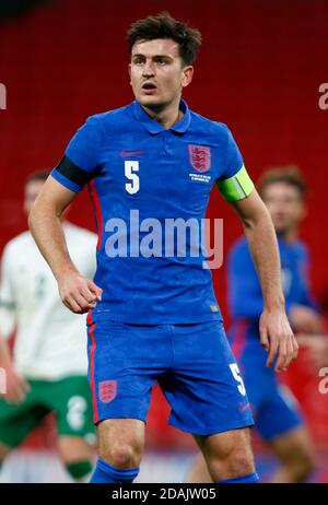 WEMBLEY, Vereinigtes Königreich, NOVEMBER 12: Harry Maguire (Manchester United) von England während der Internationalen Freundschaftschaft zwischen England und der Republik Irel Stockfoto