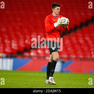 WEMBLEY, Vereinigtes Königreich, NOVEMBER 12: Während der Internationalen Freundschaftschaft zwischen England und der Republik Irland im Wembley Stadion, London am 12. Nove Stockfoto