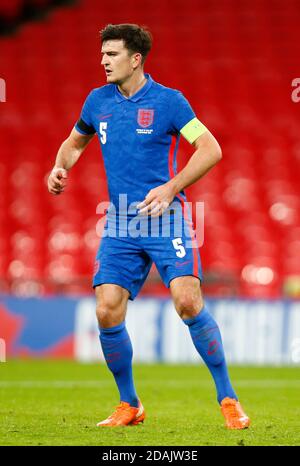 WEMBLEY, Vereinigtes Königreich, NOVEMBER 12: Harry Maguire (Manchester United) von England während der Internationalen Freundschaftschaft zwischen England und der Republik Irel Stockfoto