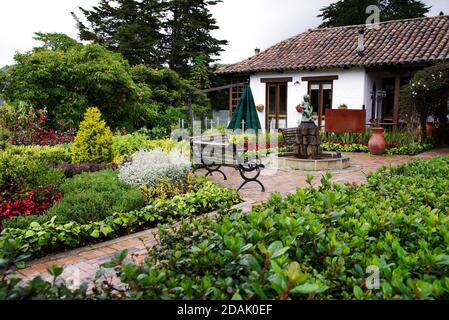 Bogota von Montserrate aus gesehen, Kolumbien, Südamerika Stockfoto