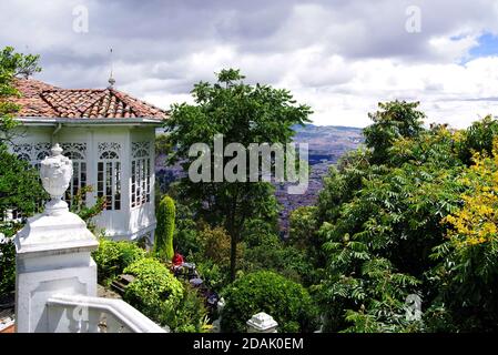 Bogota von Montserrate aus gesehen, Kolumbien, Südamerika Stockfoto