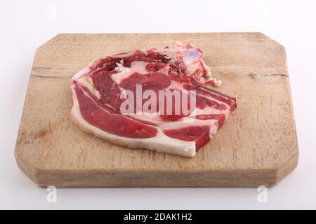 Rib Eye Fleisch als Hauptgericht Stockfoto