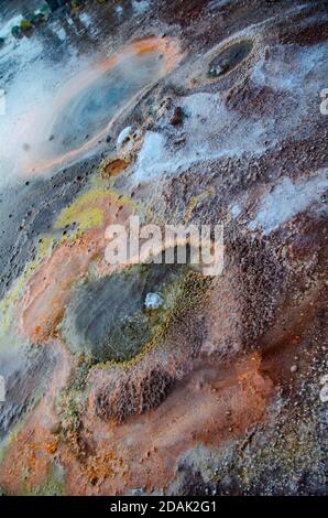 Wunderschöne Landschaften von den Altiplanos bei san pedro de atacama Stockfoto