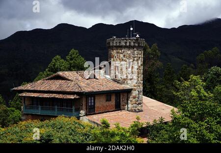 Bogota von Montserrate aus gesehen, Kolumbien, Südamerika Stockfoto