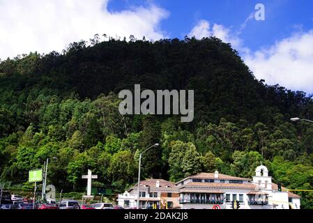 Bogota von Montserrate aus gesehen, Kolumbien, Südamerika Stockfoto