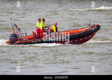 Such- und Rettungsdemonstration während der World Harbor Days. Rotterdam, 3. September 2016 Stockfoto