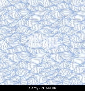 Ein nahtloses Linienmuster. Ein nahtloses abstraktes Muster von Hand gezeichnet Stock Vektor
