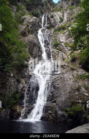 Bivongi RC - Fiumara Stilaro , vallone Folea - Cascata del Marmarico Kredit : Giuseppe Andidero Stockfoto