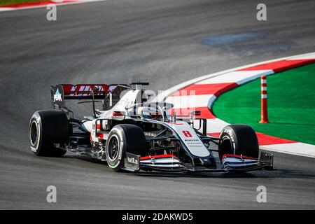 Tuzla, Türkei. November 2020. 08 GROSJEAN Romain (Fra), Haas F1 Team VF-20 Ferrari, Aktion während des Formel 1 DHL Turkish Grand Prix 2020, vom 13. Bis 15. November 2020 auf dem Intercity Istanbul Park, in Tuzla, bei Istanbul, Türkei - Foto Antonin Vincent / DPPI / LM Credit: Gruppo Editoriale LiveMedia/Alamy Live News Stockfoto