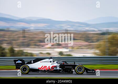 Tuzla, Türkei. November 2020. 08 GROSJEAN Romain (Fra), Haas F1 Team VF-20 Ferrari, Aktion während des Formel 1 DHL Turkish Grand Prix 2020, vom 13. Bis 15. November 2020 auf dem Intercity Istanbul Park, in Tuzla, bei Istanbul, Türkei - Foto Antonin Vincent / DPPI / LM Credit: Gruppo Editoriale LiveMedia/Alamy Live News Stockfoto