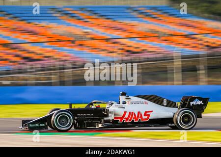 Tuzla, Türkei. November 2020. 08 GROSJEAN Romain (Fra), Haas F1 Team VF-20 Ferrari, Aktion während des Formel 1 DHL Turkish Grand Prix 2020, vom 13. Bis 15. November 2020 auf dem Intercity Istanbul Park, in Tuzla, bei Istanbul, Türkei - Foto Antonin Vincent / DPPI / LM Credit: Gruppo Editoriale LiveMedia/Alamy Live News Stockfoto