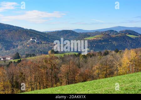 Krumbach: Schloss Krumbach, Bucklige Welt, Wiener Alpen, Alpen, Niederösterreich, Niederösterreich, Österreich Stockfoto