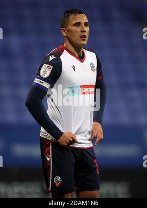 Bolton Wanderers' Antoni Sarcevic während der Sky Bet League zwei Spiel im University of Bolton Stadium, Bolton. Stockfoto