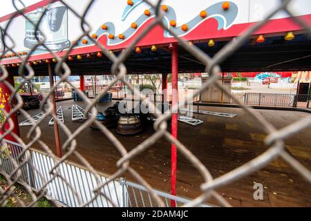Butlins In Minehead, Somerset. Geschlossen aufgrund von Einschränkungen für Coronavirus-Sperren. Stockfoto
