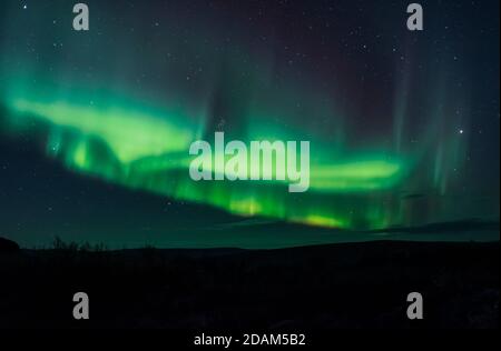 Nordlichter, Aurora Borealis, Alaska Stockfoto